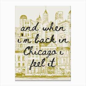 Chicago / End of Beginning Canvas Print