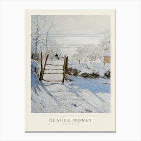 The Magpie (Special Edition) - Claude Monet Canvas Print