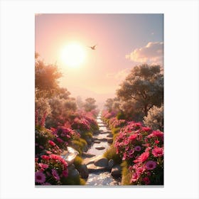 Flowering Garden Canvas Print