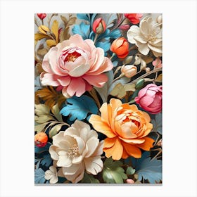 Floral Painting Canvas Print