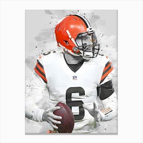 Baker Mayfield Cleveland Browns Canvas Print