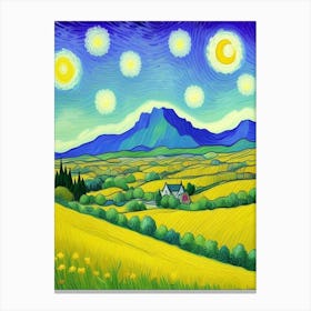 Beautiful Starry Night 1 Canvas Print