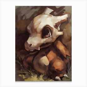 Cubone Pokemon Anime Manga Japan Poster Canvas Print