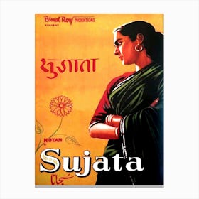Sujata, Film From India Canvas Print