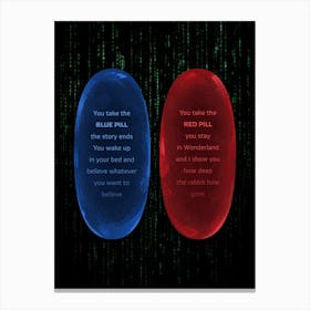 Matrix Pills I Canvas Print