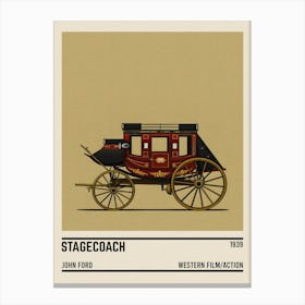 Stagecoach Movie Coach Canvas Print