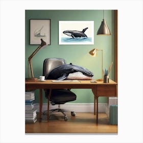 Orca Whale 1 Canvas Print