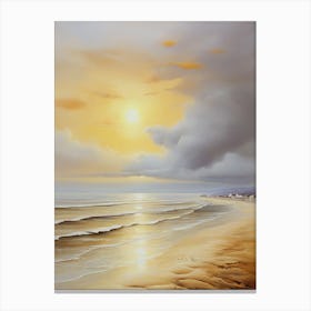 Sunset On The Beach 4 Canvas Print