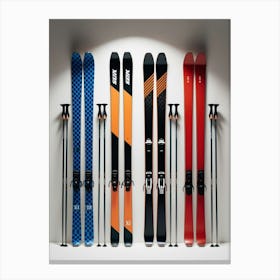 Skis sports 5 Canvas Print