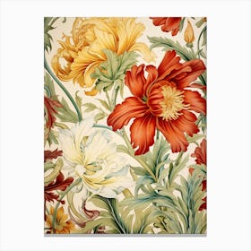 Floral Wallpaper 39 Canvas Print