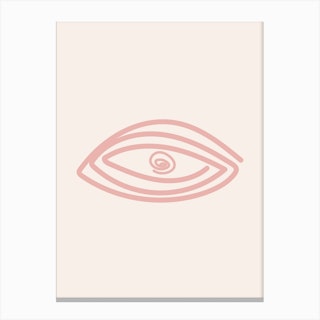 Eye Spiral Canvas Print