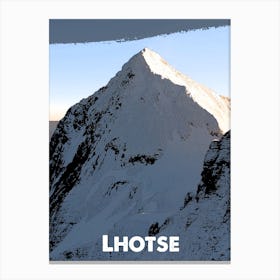 Lhotse, Mountain, Nepal, Nature, Himalayas, Climbing, Wall Print, Canvas Print
