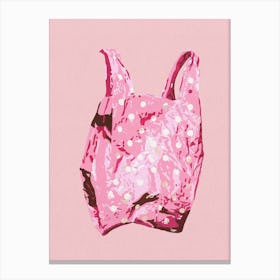 The Pink Bag Canvas Print