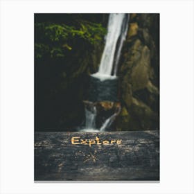 Explore Nature Canvas Print