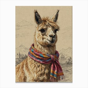 Llama 27 Canvas Print