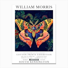 William Morris Exhibition Insects Series 4 Canvas Print