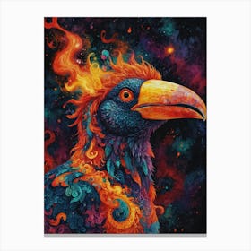 Flaming Bird 1 Canvas Print