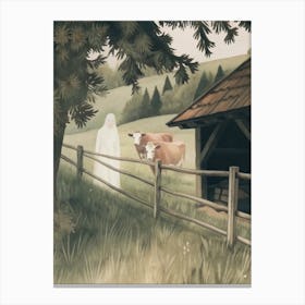 Ghost In The Barn 1 Canvas Print