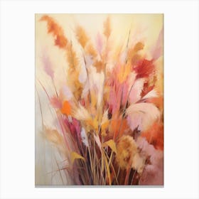 Fall Flower Painting Fountain Grass 1 Canvas Print