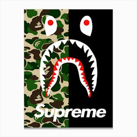 Supreme Shark 2 Canvas Print