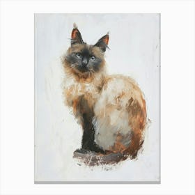 Laperm Cat Painting 1 Canvas Print