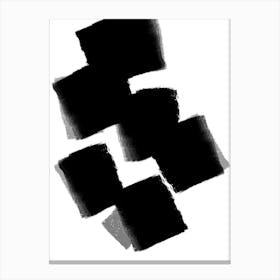 Minimal Black and White Abstract vol. 2 Leinwandbild