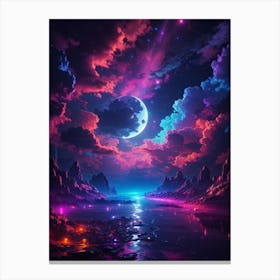 Night Sky Print Canvas Print