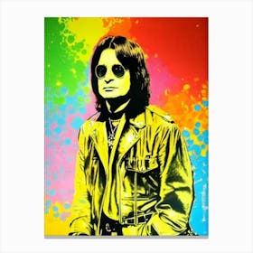Ozzy Osbourne Colourful Pop Art Canvas Print