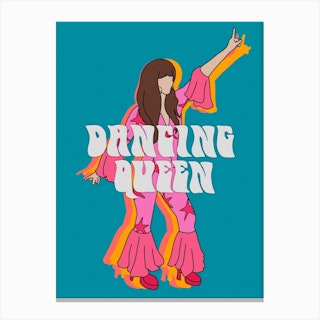 Dancing Queen, Abba Canvas Print