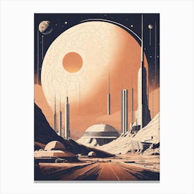 Space City Canvas Print