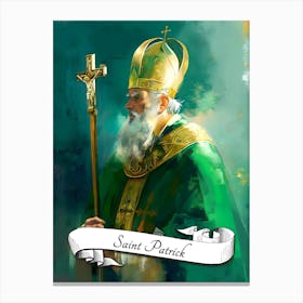 Saint Patrick Ireland Catholic Church Irish St Canvas Print