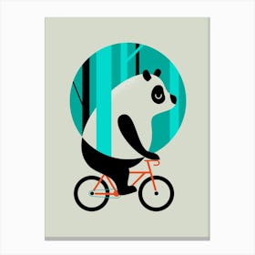 Panda Ride Canvas Print