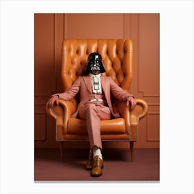 Darth Vader In Wes Anderson Style 34 Canvas Print