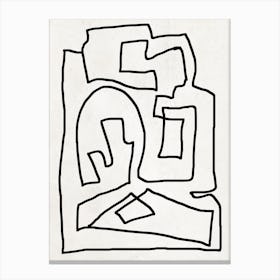 Abstract Line Art Canvas Print