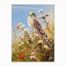 Bird Painting American Kestrel 2 Canvas Print