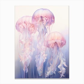 Box Jellyfish Watercolour Painting 1 Canvas Print