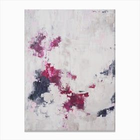 Neutral And Pink Abstract 1 Canvas Print