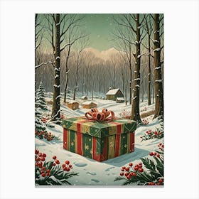 Giant Christmas Gift 1 Canvas Print