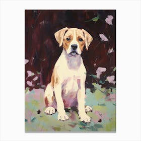 A Boxer Dog Painting, Impressionist 4 Canvas Print