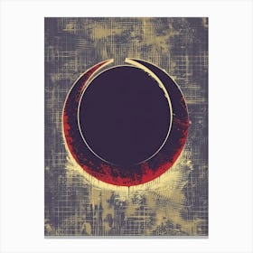 Abstract Circle Background Canvas Print