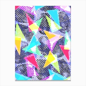 Spots And Triangles Canvas Print