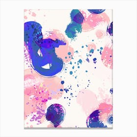 Creative Escapes - Pink Blue Canvas Print