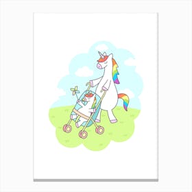 Unicorn Mama Canvas Print