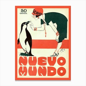 Nuevo Mundo Magazine Cover, Francisco Ramirez Canvas Print
