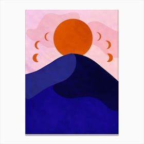 Sun Phases Canvas Print