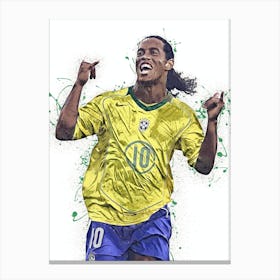 Ronaldinho Brazil Canvas Print