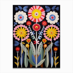 Flower Motif Painting Everlasting Flower 2 Canvas Print