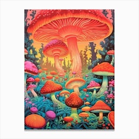 Trippy Mushroom 7 Canvas Print