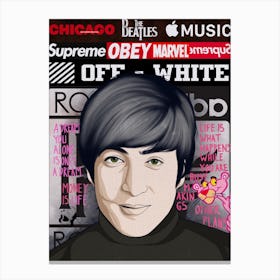 John Lennon The Beatles Canvas Print