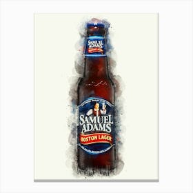 Sam Adams Black Lager Canvas Print